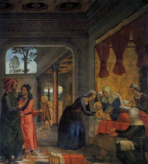 The Birth of the Virgin, Juan de Borgona